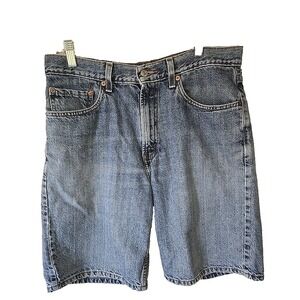 VTG Levi's 550 Shorts Men's Sz 32 Medium Wash Relaxed Baggy Denim Jorts 90s Y2k